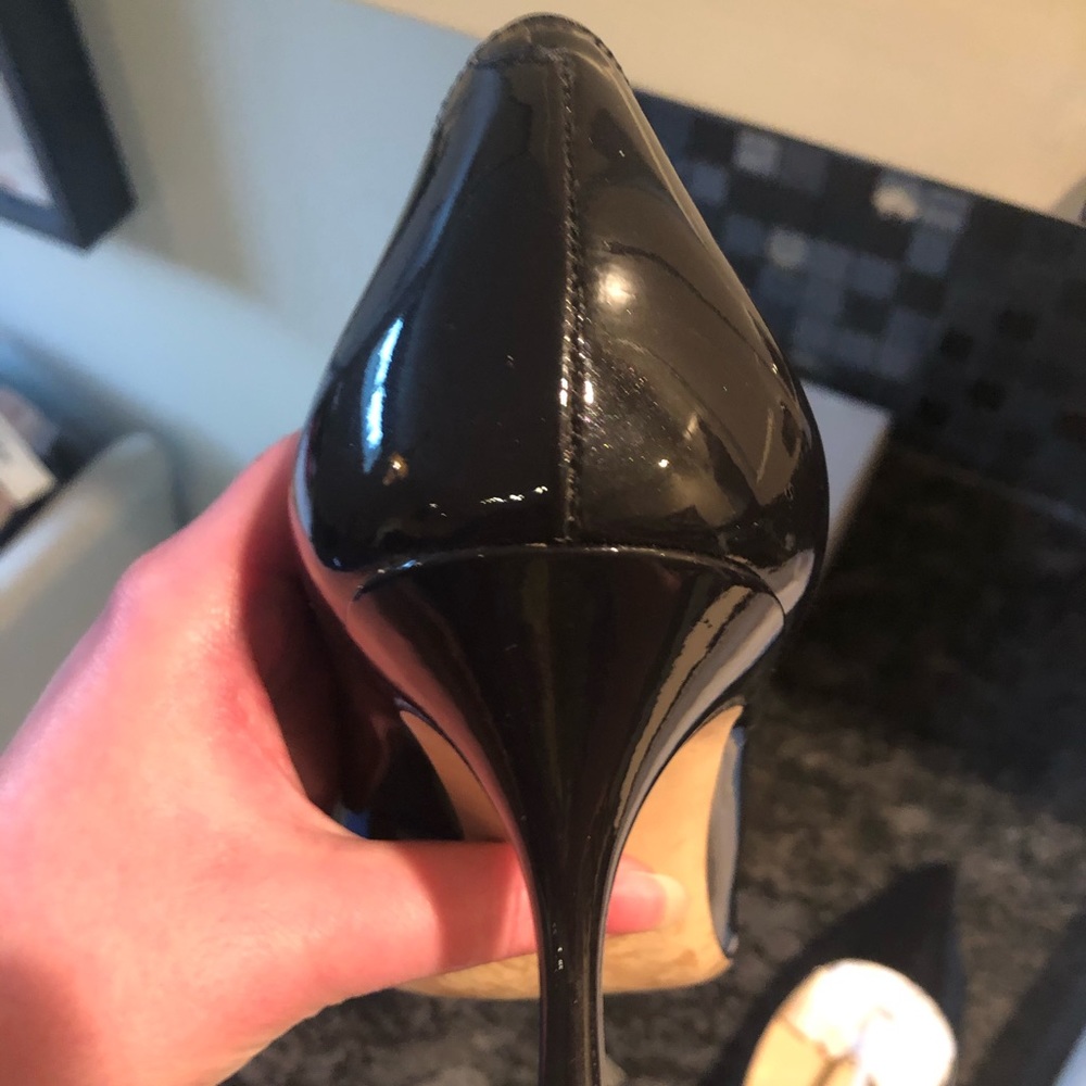 Jimmy Choo Navy Patent Heels - Picture 10 of 16